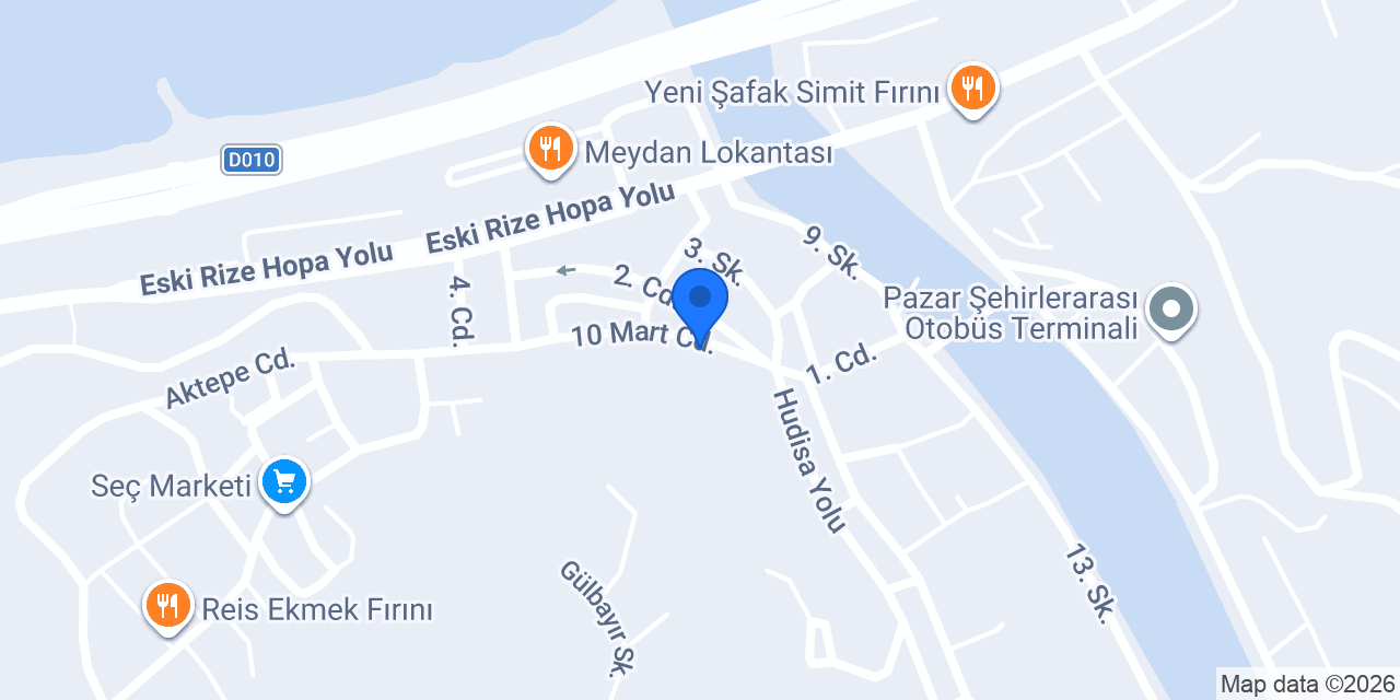 Güven Yapı Market konumu