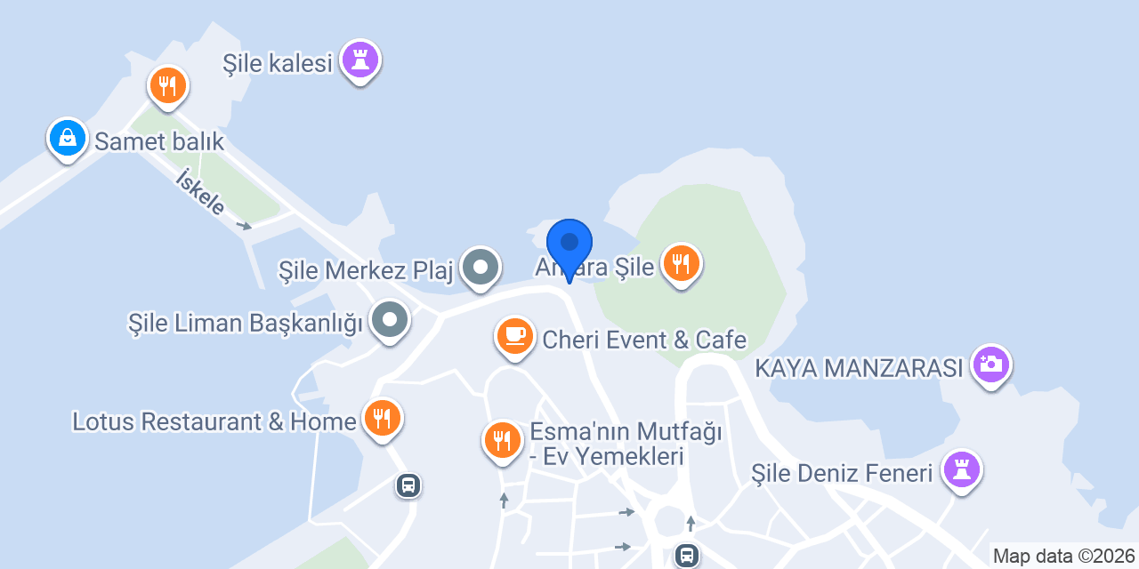 Şile İyot Restaurant konumu