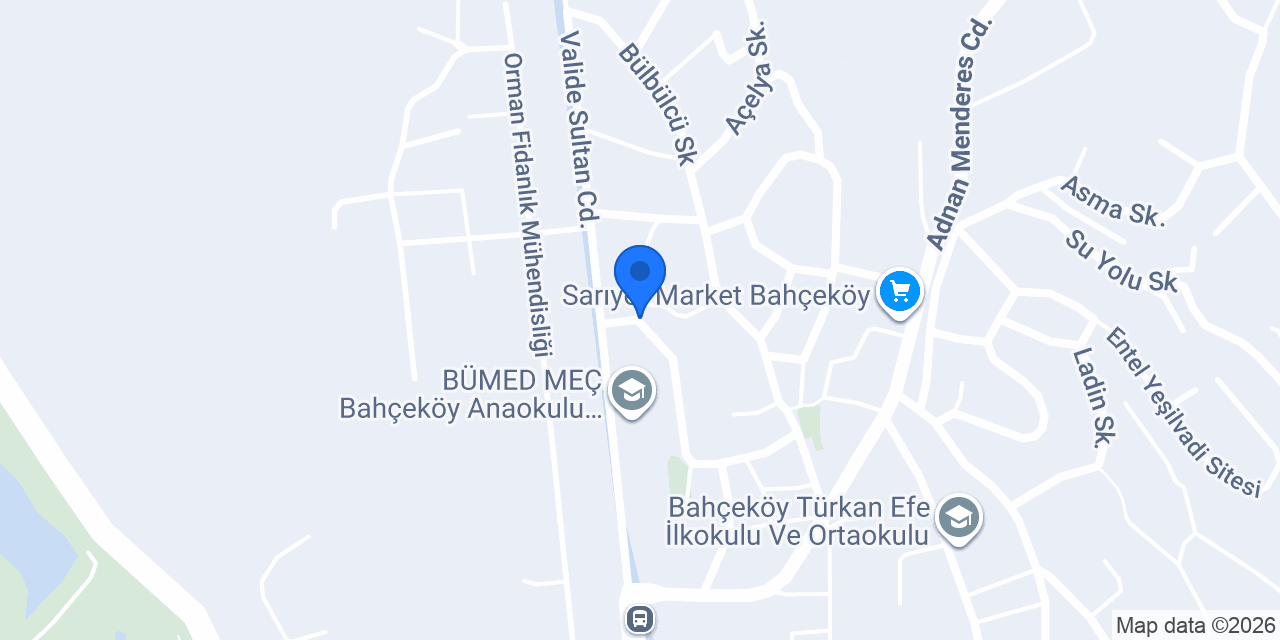 Ptt-bahçeköy Şubesi konumu