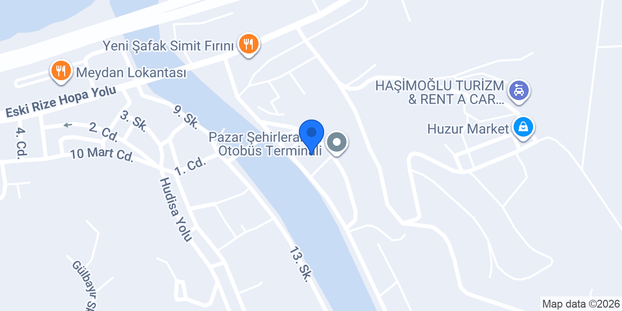 Doğu Karadeniz Ekspres konumu