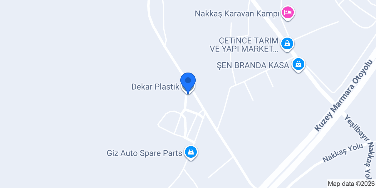 Dekar Plastik konumu