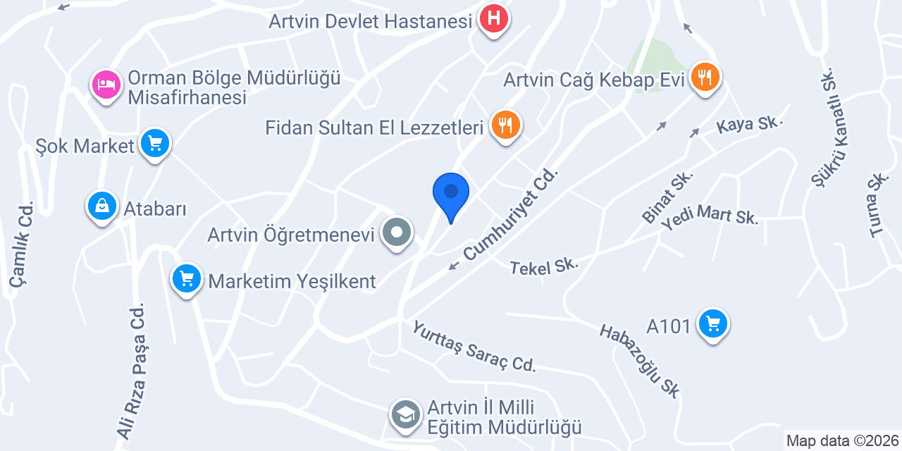 GAYE EMLAK konumu