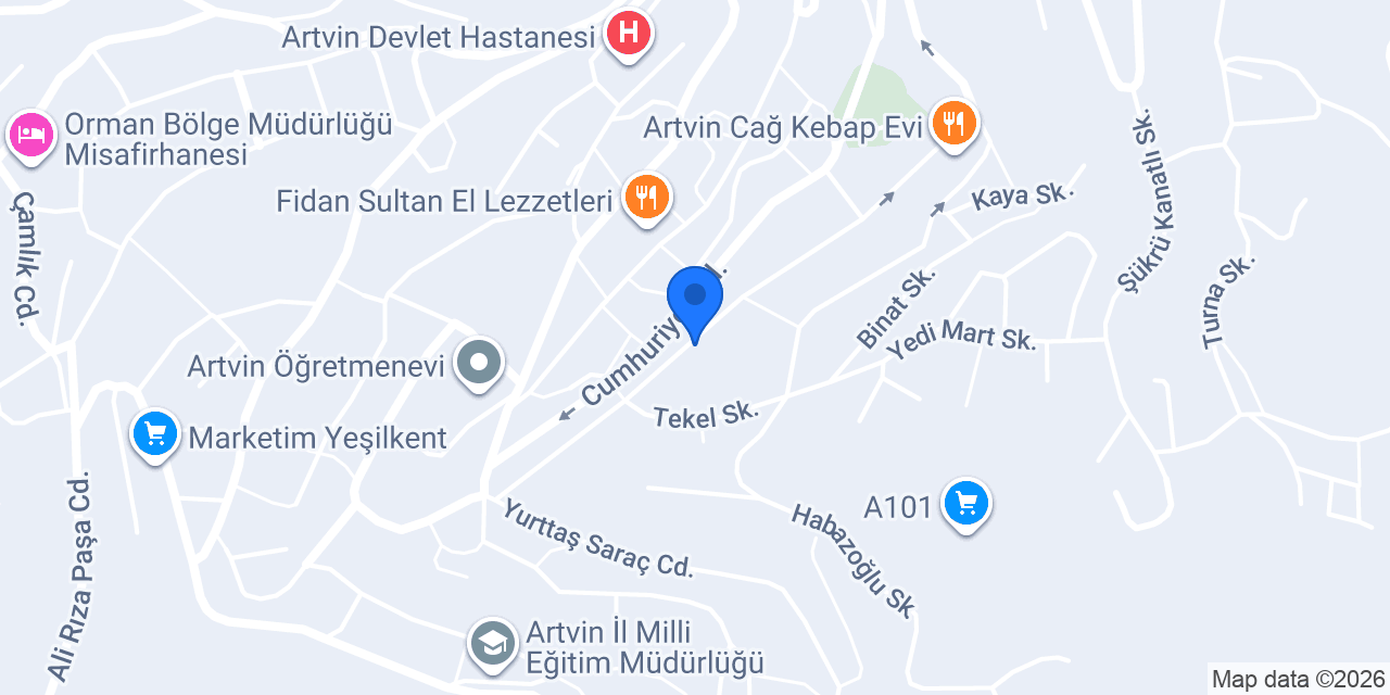 Artvin Ses konumu