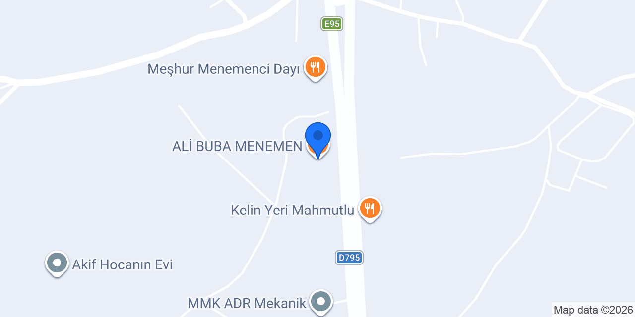 ALİ BUBA MENEMEN konumu