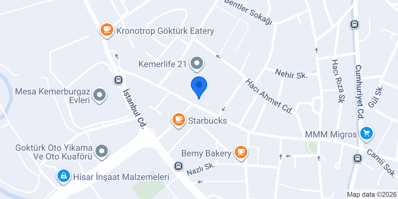 Maydonoz Döner Göktürk Şubesi konumu