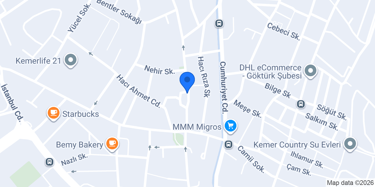 Cemal Gökgöz Moda Evi konumu