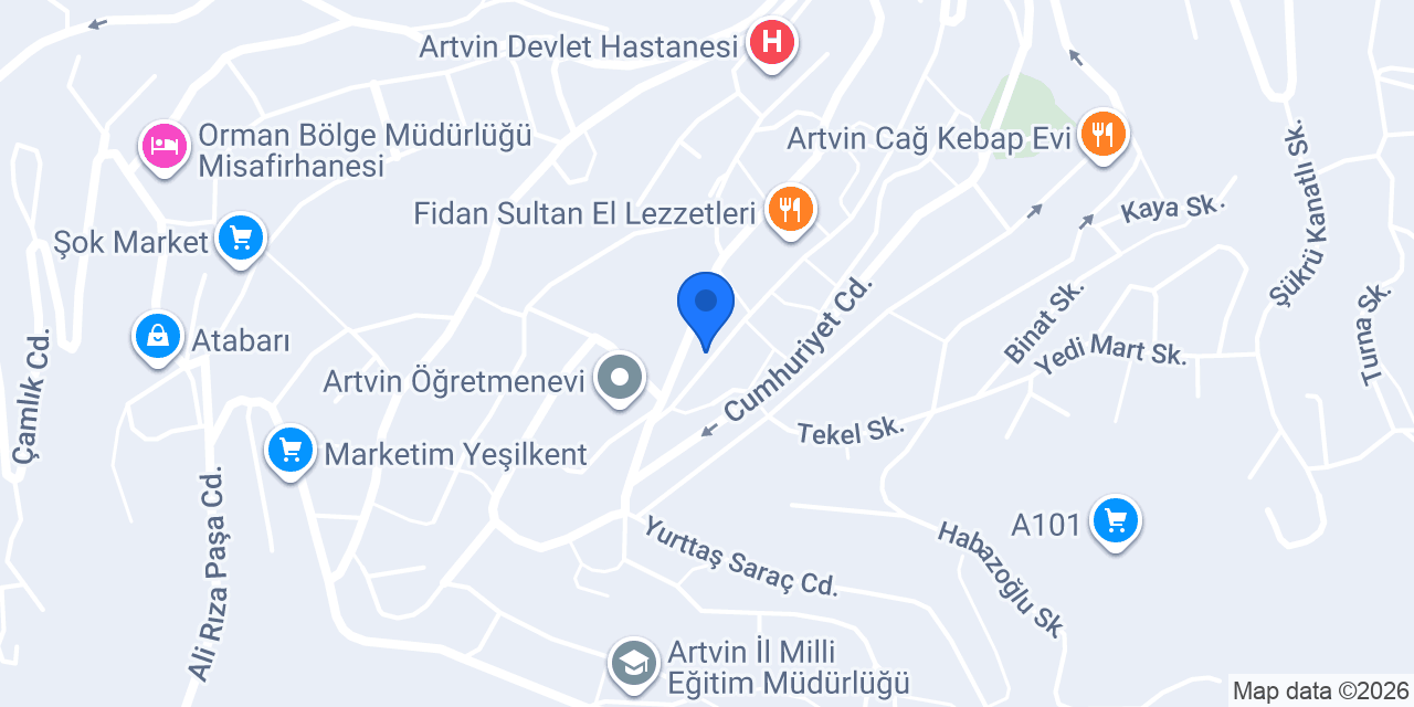 Arya bayan kuaförü konumu