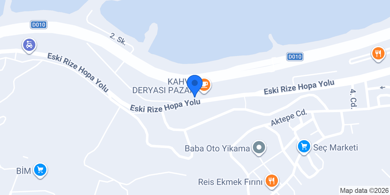 Deniz Konak Otel konumu