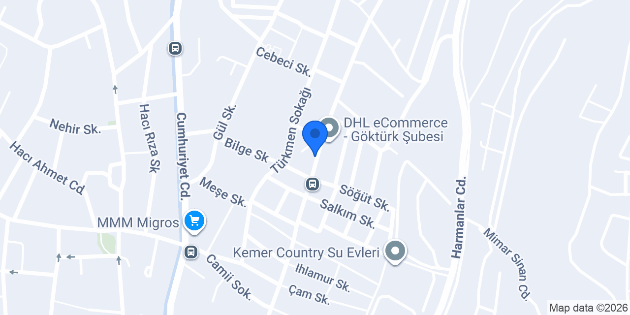 Göktürk Petshop konumu