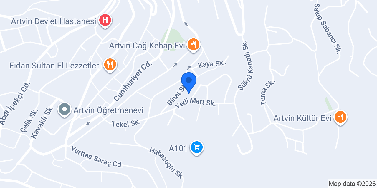 Merkez Sağlık Ocağı konumu