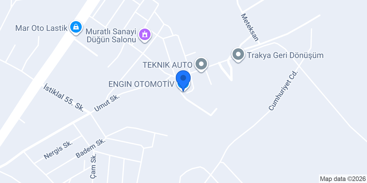 ENGIN OTOMOTİV konumu