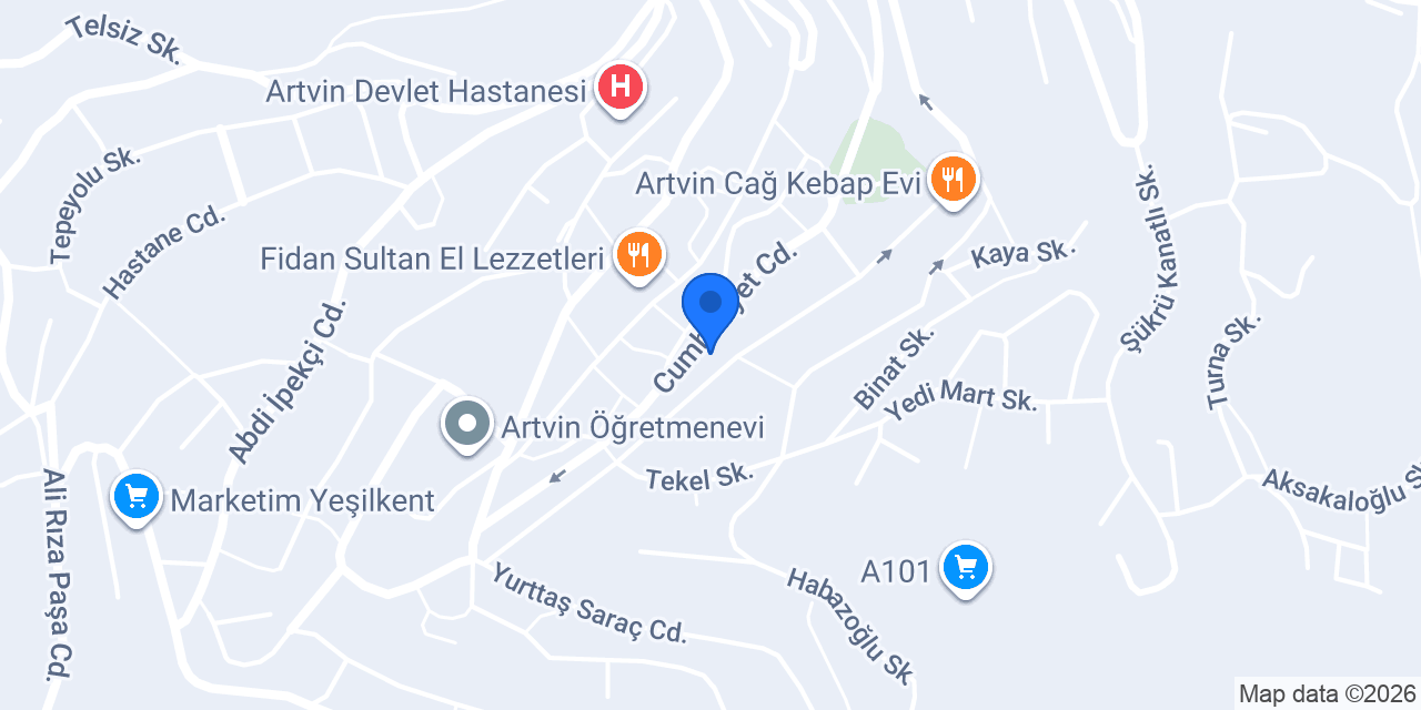 Özteknik Bilgisayar konumu