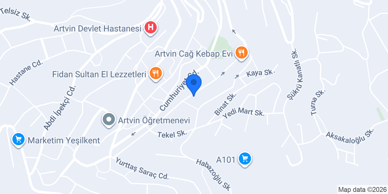 Hopa Eczanesi konumu