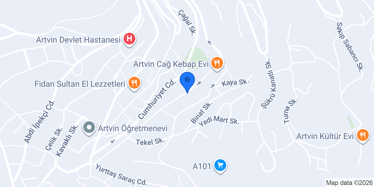 TAŞKINOĞLU RENT A CAR konumu