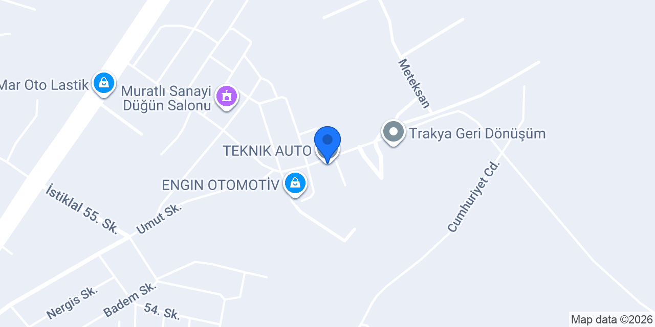 TEKNIK AUTO konumu
