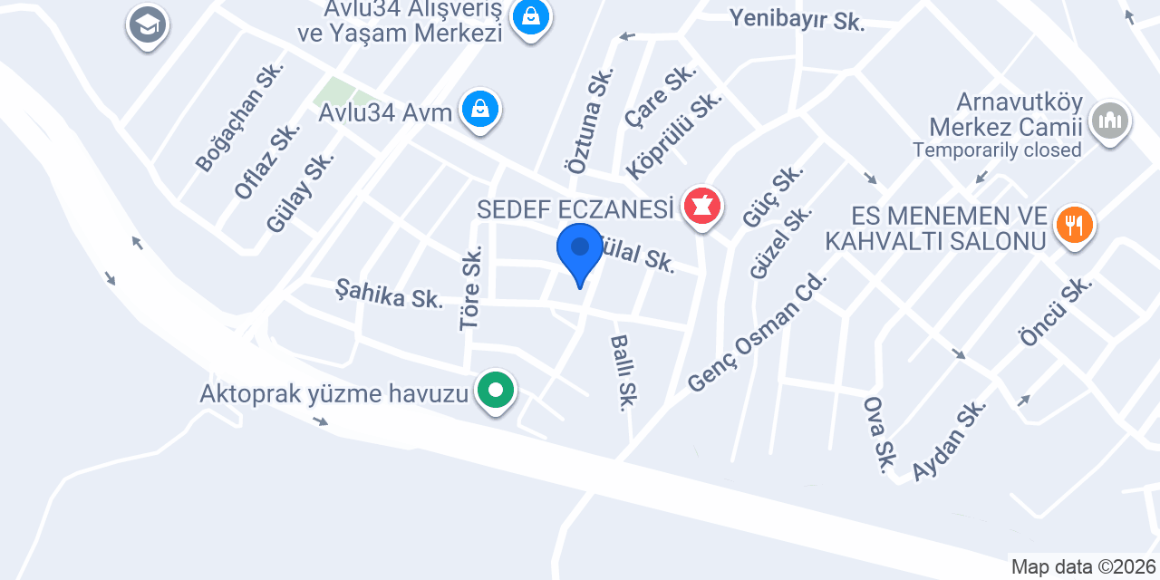 Arka Yapı konumu