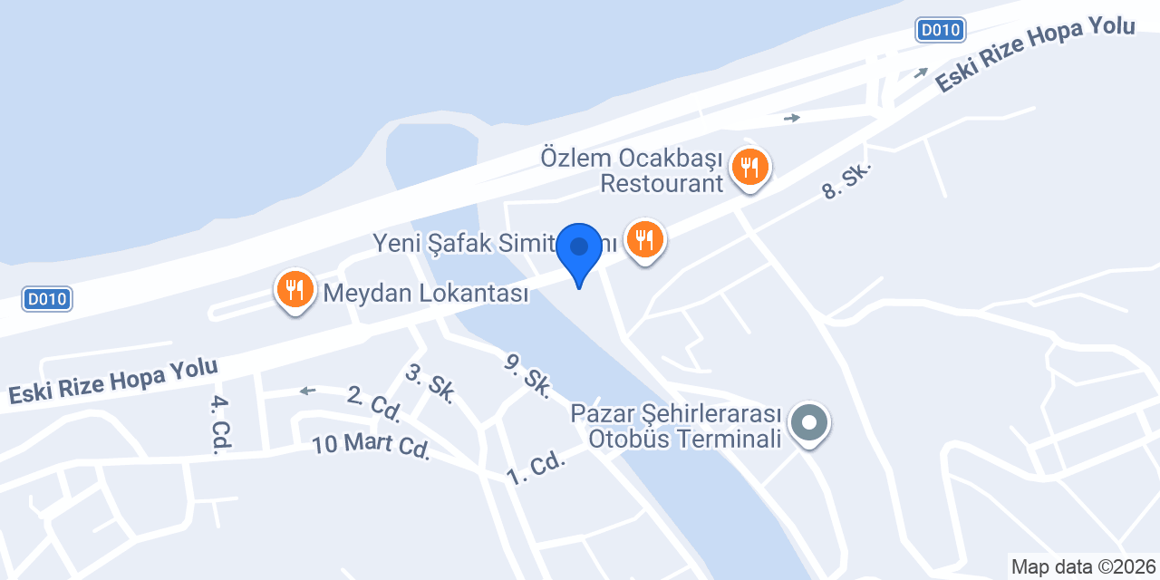 Pazar Cadde Pide & Kebap konumu