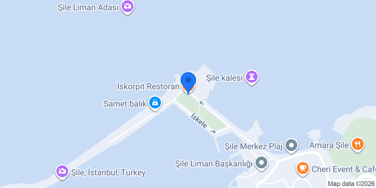İskorpit Restoran konumu