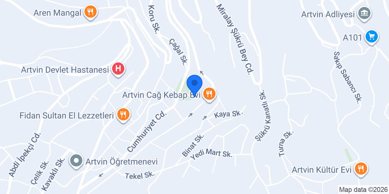 Süsler Berber Salonu konumu