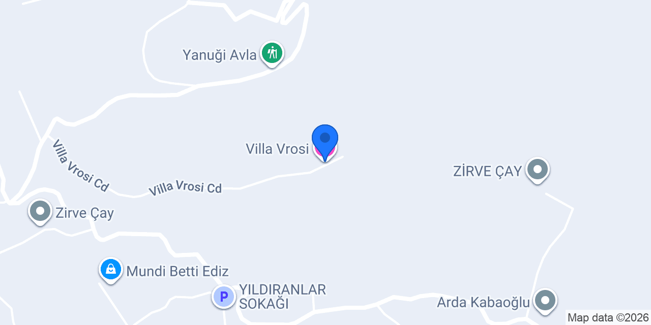 Villa Vrosi konumu