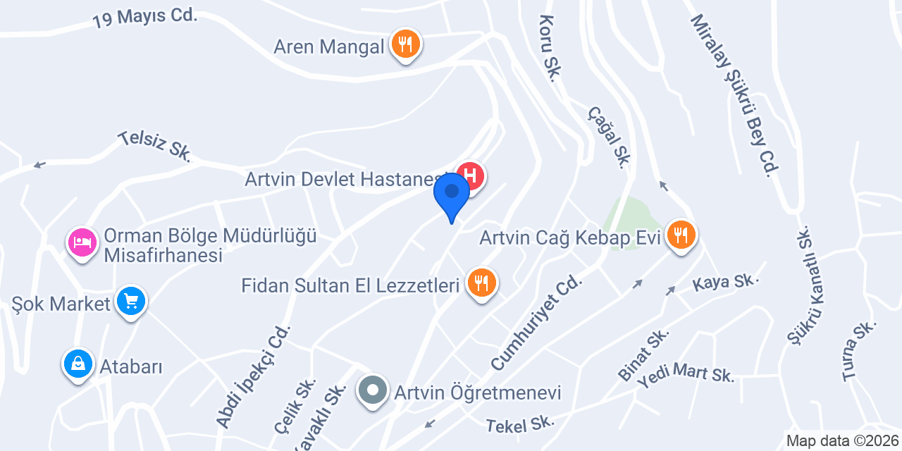 Diş Hekimi Ömür Yıldırım konumu