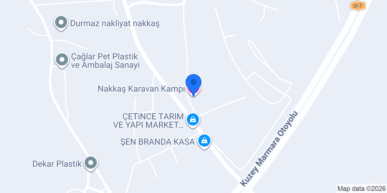 Nakkaş Karavan Kampı konumu