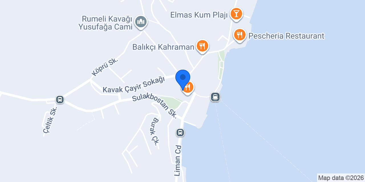 Rumeli Kavağı Börekçisi konumu