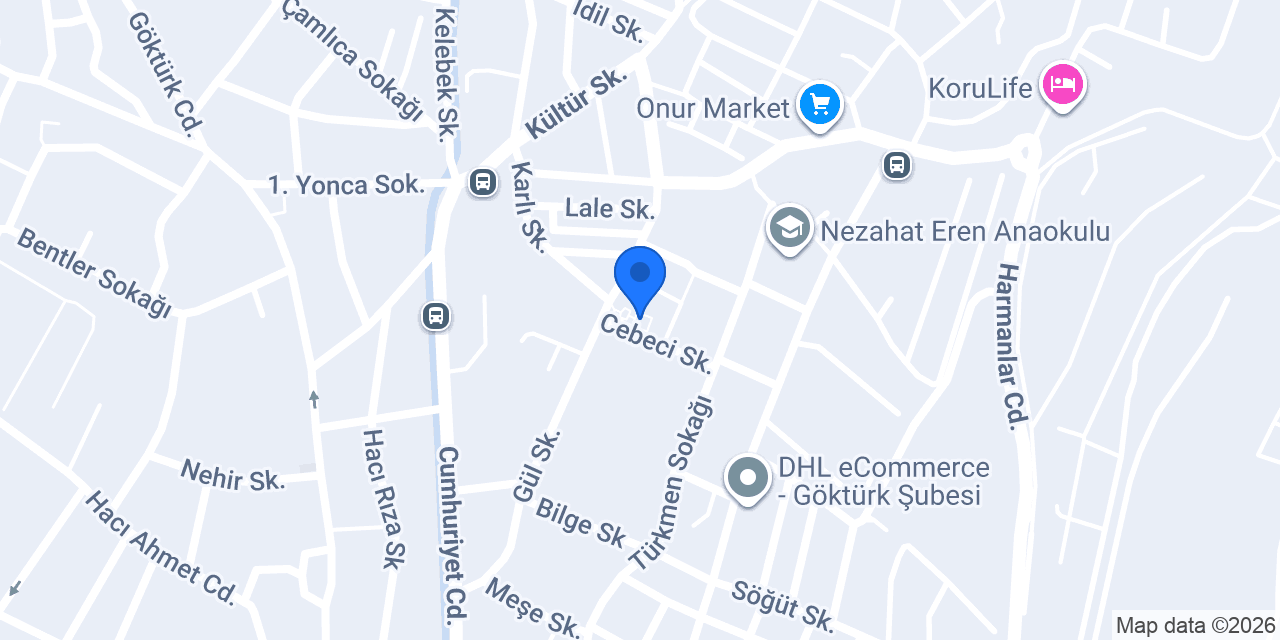 Gül Sokak Parkı konumu