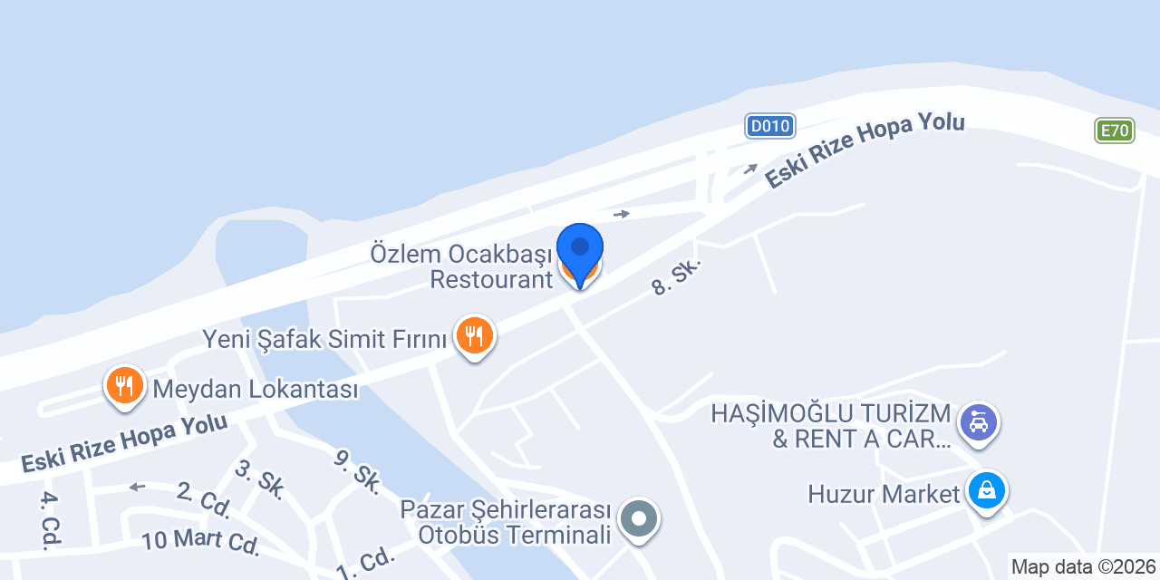 Özlem Ocakbaşı Restourant konumu