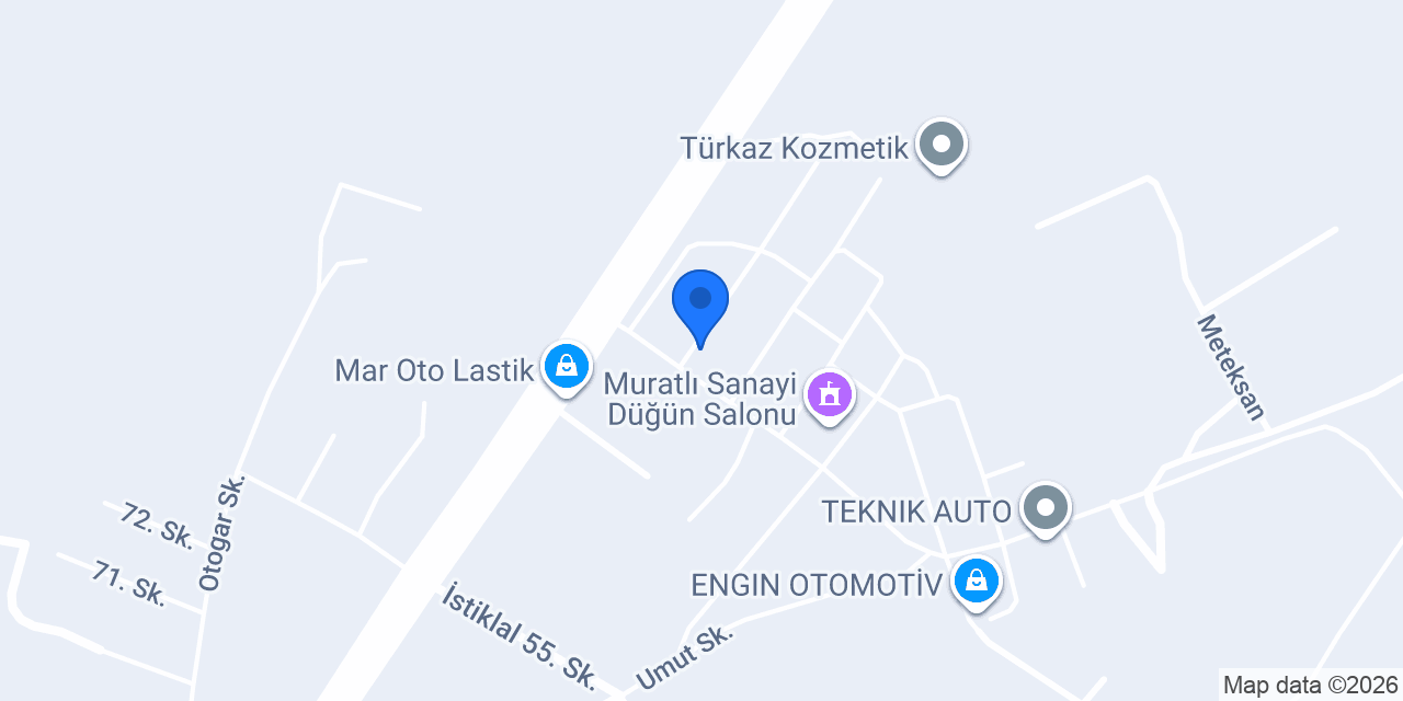 Yiğit Otomotiv konumu