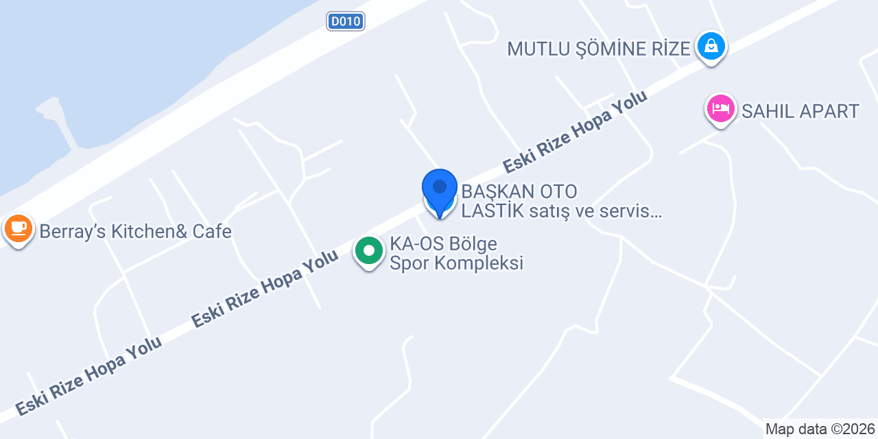 KLAS ŞÖMİNE RİZE. konumu
