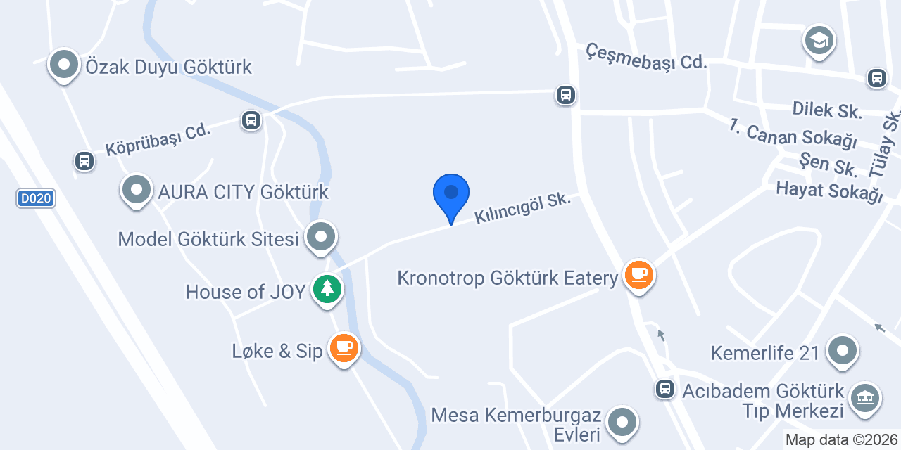 Pembe Bulutlar konumu