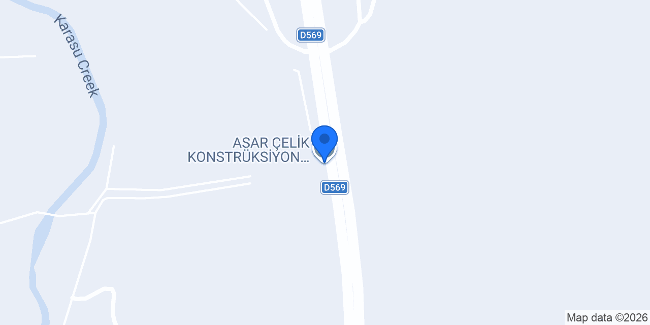 AŞAR ÇELİK KONSTRÜKSİYON ( YAPISAL ÇELİK ) konumu