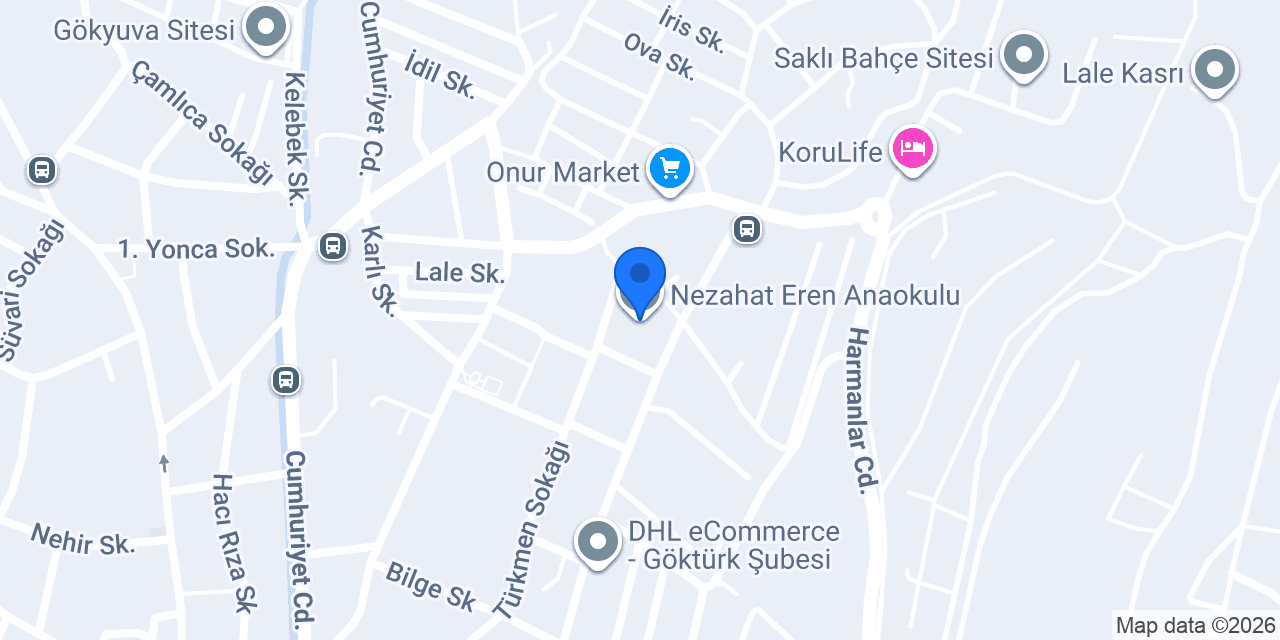 Nezahat Eren Anaokulu konumu