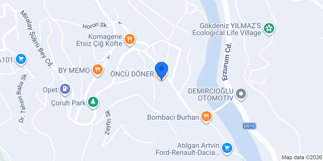 ÖNCÜ DÖNER konumu