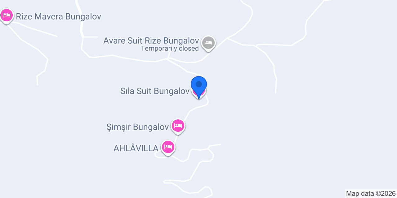 Sıla Suit Bungalov konumu