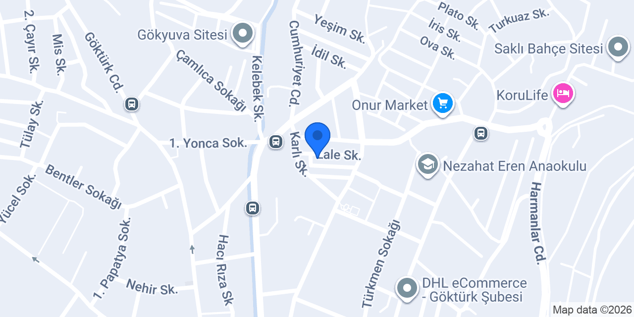 Göktürk Mobilyacı konumu