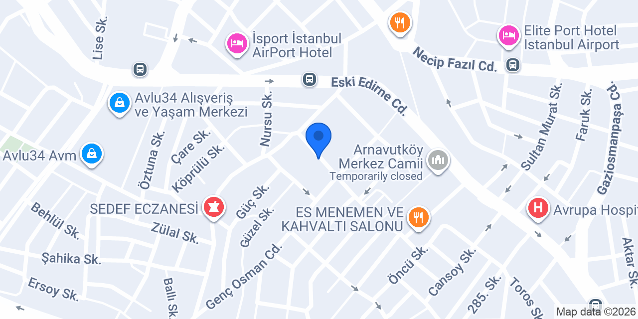 Göktürk Elektrik konumu