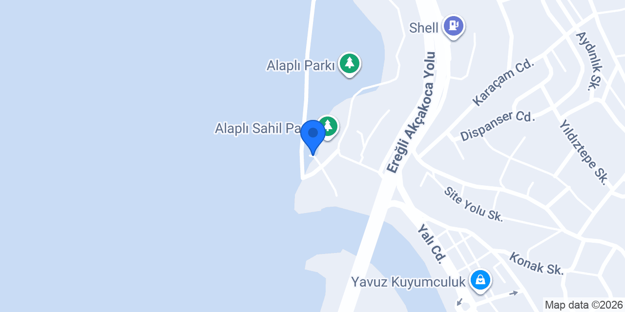 Cafe Kırmzı Alaplı konumu