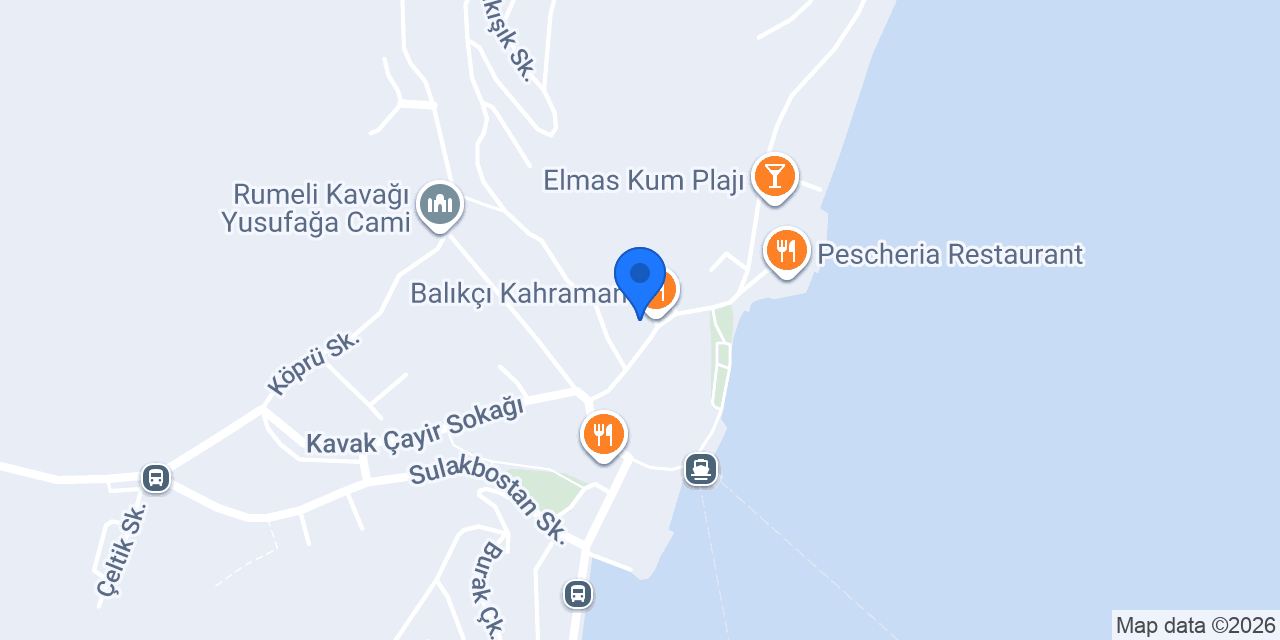 Danış Ethnic Restaurant konumu
