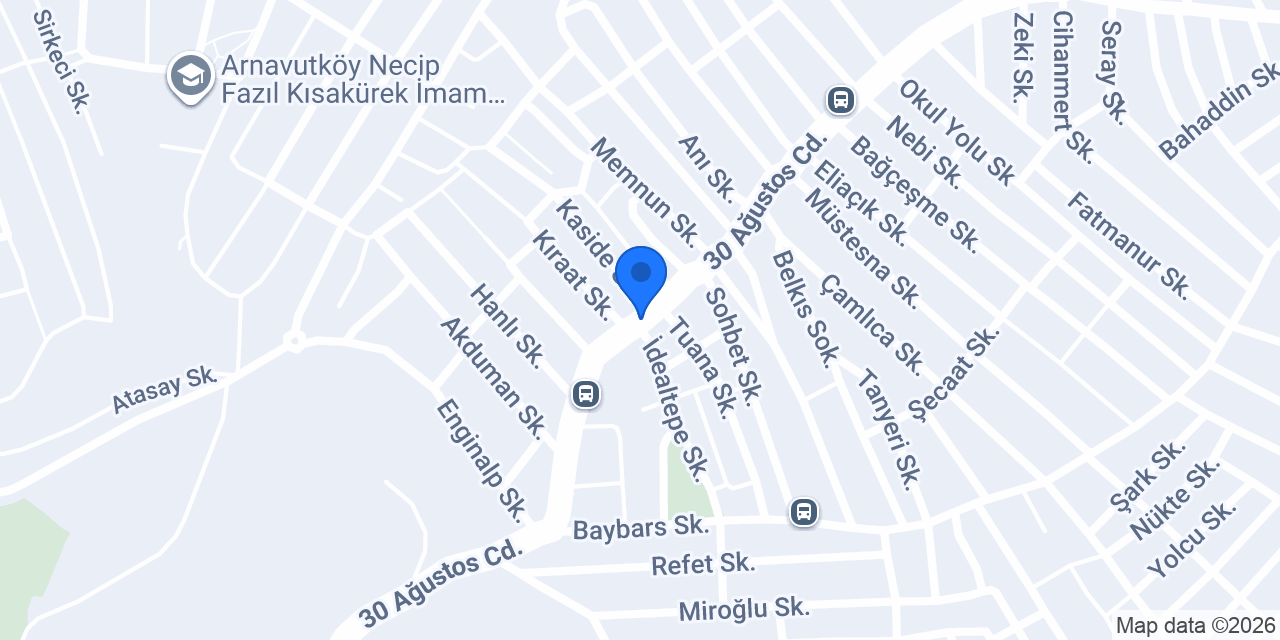 Akıncı Sariyer Börekci̇si̇ konumu
