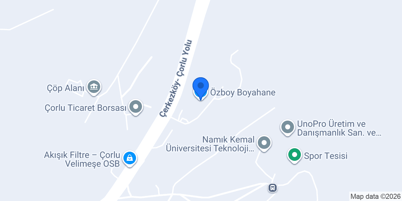 Özboy Boyahane konumu