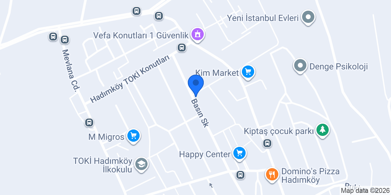 Helvacı Ali Hadımköy konumu