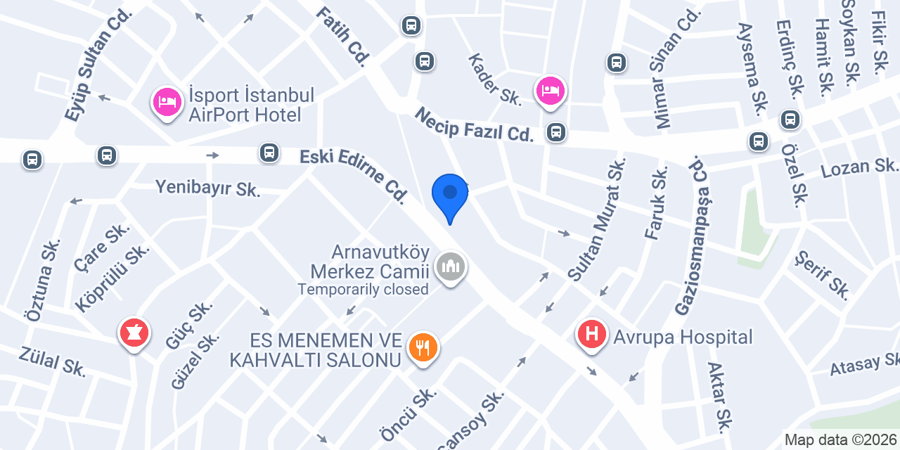 Öncü Döner Arnavutköy konumu