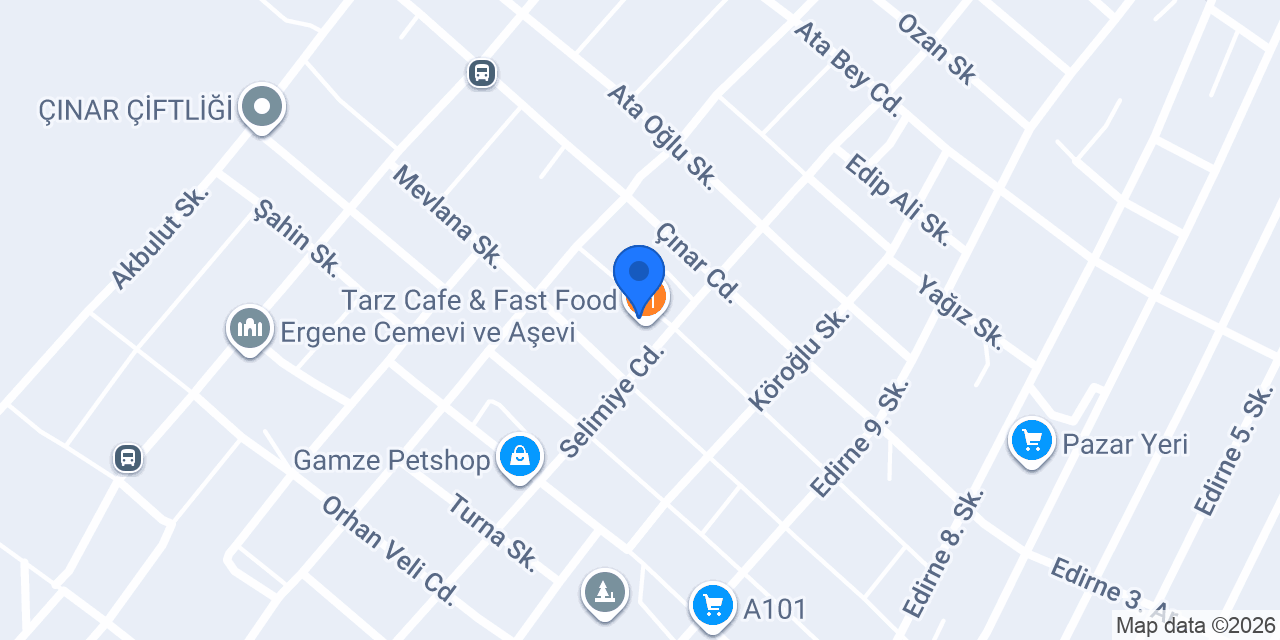 Tarz Cafe & Fast Food konumu