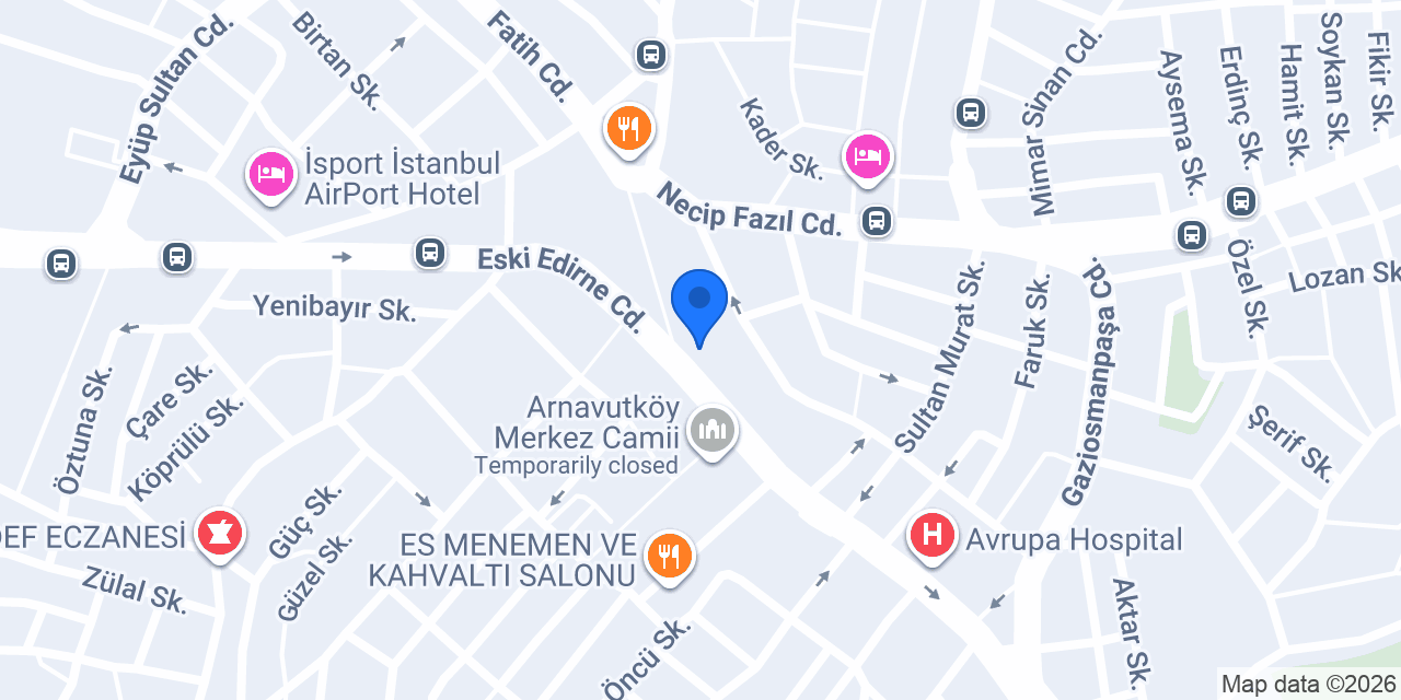 Avrupa Rulo Çim konumu