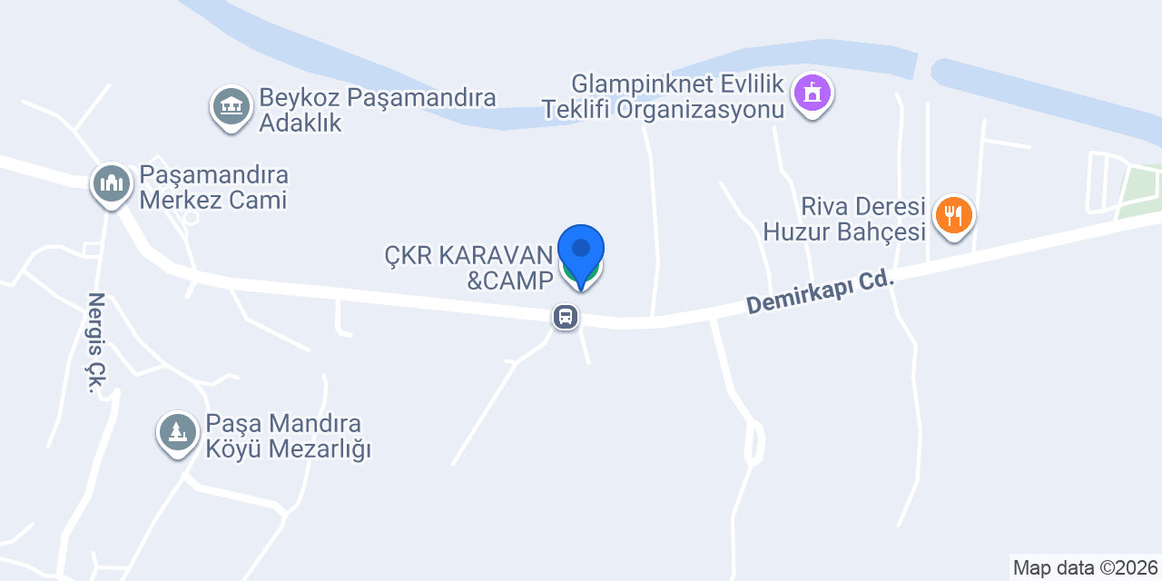 ÇKR KARAVAN &CAMP konumu