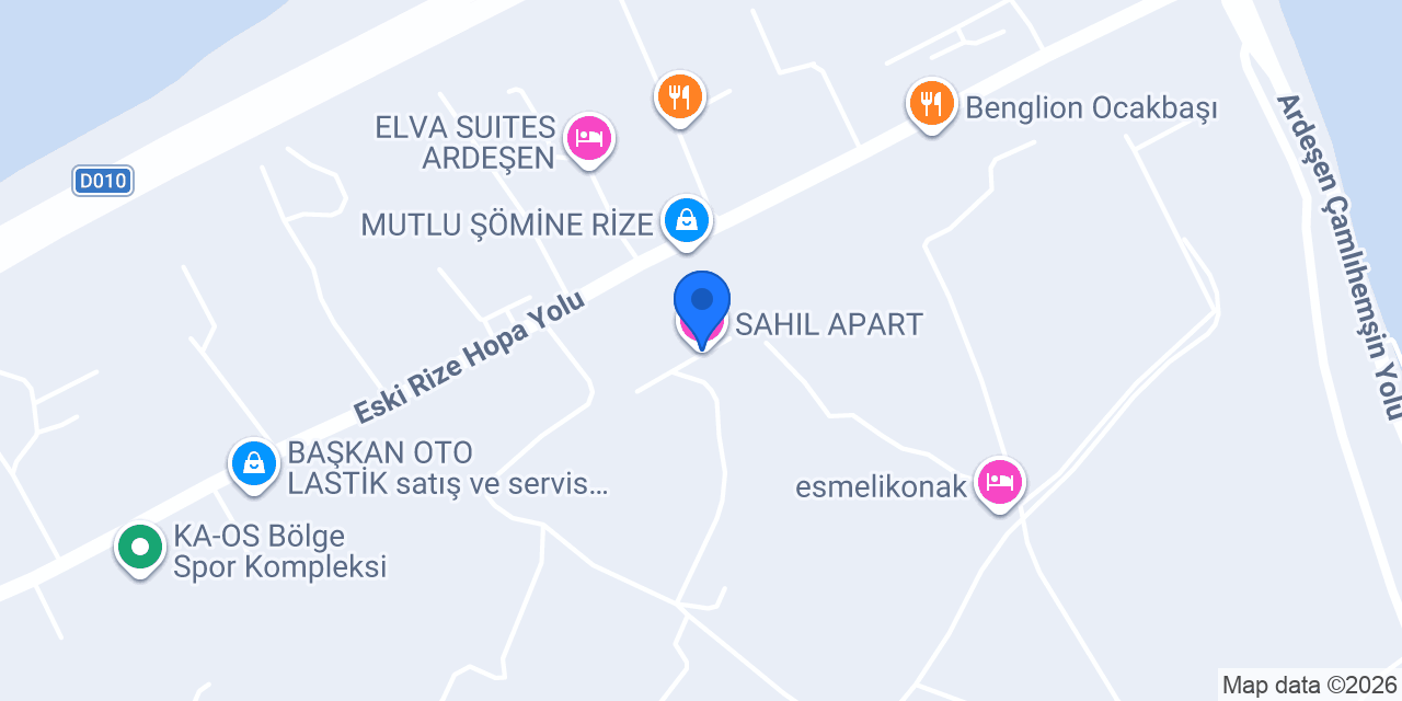 SAHIL APART konumu