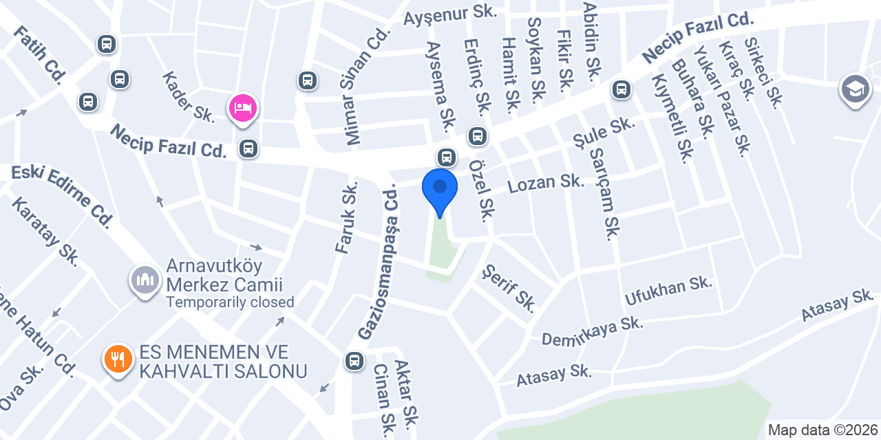 Arnavutköy Engelliler Dern. konumu