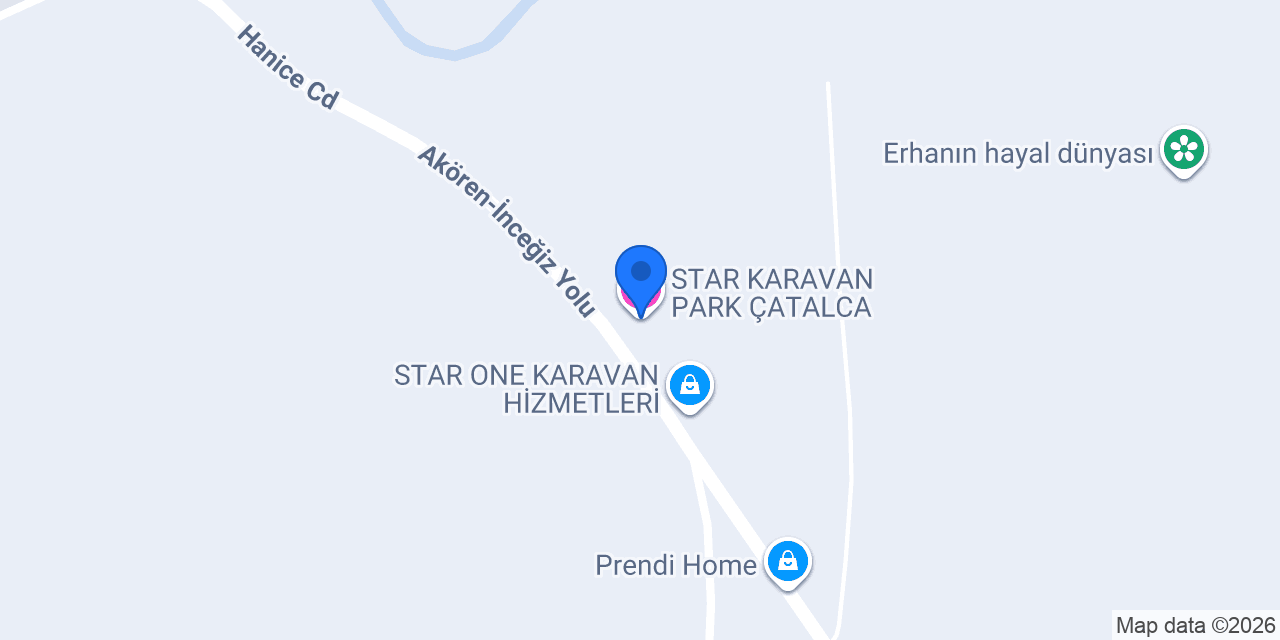 STAR KARAVAN PARK ÇATALCA konumu